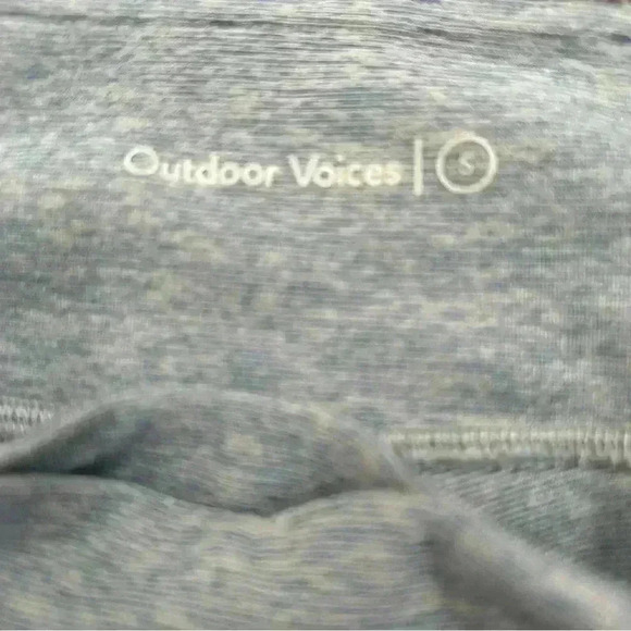Outdoor Voices Move Free 7/8 Legging Gray Blue Ladies Athletic Pants Size Small - Picture 4 of 4